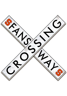 Syracuse Orange 48 Inch Fans Way Crossing Wall Art