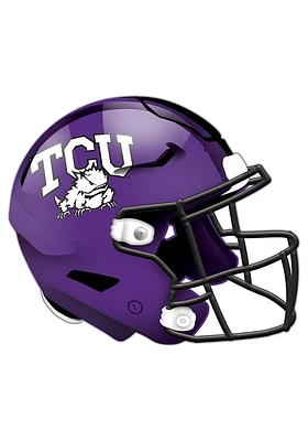 TCU Horned Frogs 24in Helmet Cutout Sign - Purple