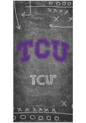 TCU Horned Frogs Chalk Playbook Sign - Purple