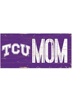 TCU Horned Frogs MOM Sign - Purple