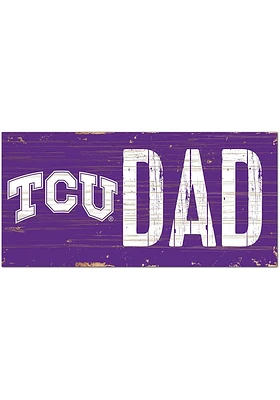 TCU Horned Frogs DAD Sign - Purple