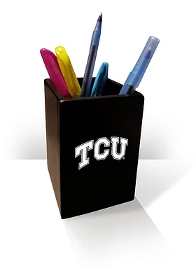 TCU Horned Frogs Pen Holder Pen Set - Purple