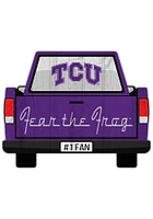 TCU Horned Frogs Truck Back Cutout Sign - Purple