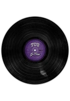 TCU Horned Frogs 12 Inch Vinyl Circle Sign - Purple