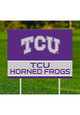 TCU Horned Frogs Team Yard Sign - Purple
