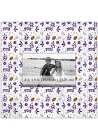 TCU Horned Frogs Floral Pattern Picture Frame - Purple