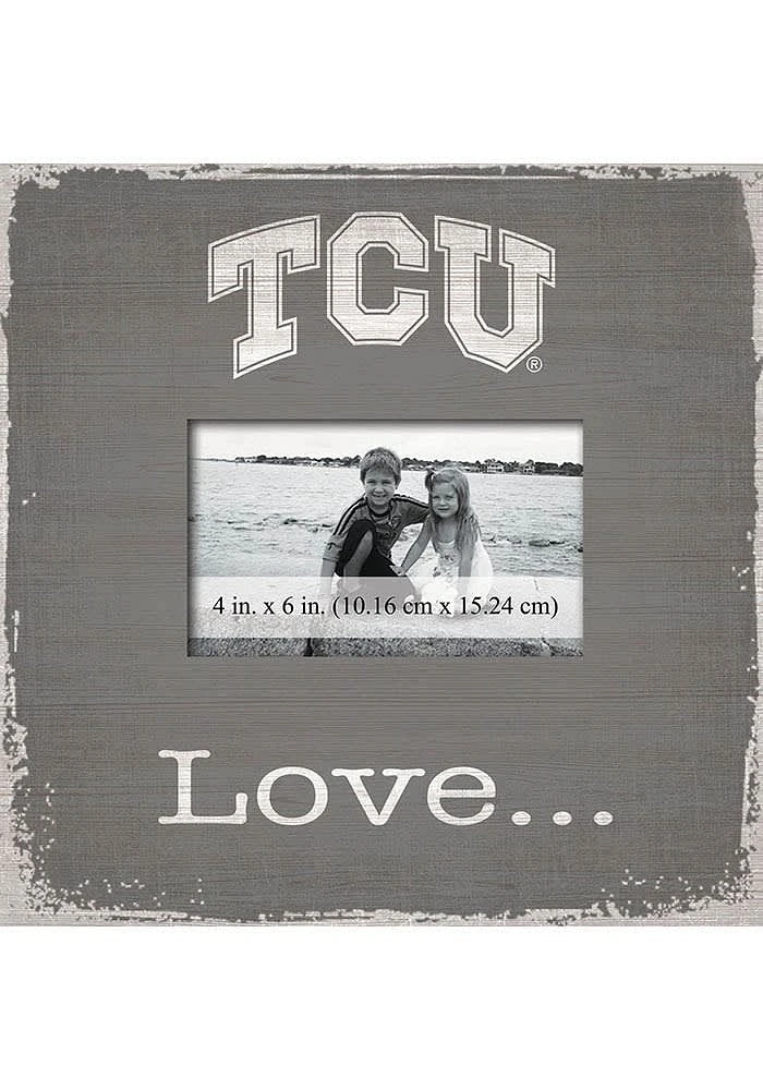 TCU Horned Frogs Love Picture Picture Frame - Purple