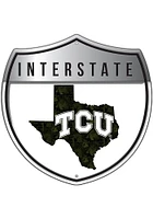 TCU Horned Frogs 24in OHT Camo Interstate Sign - Purple