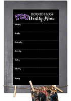 TCU Horned Frogs Weekly Chalkboard Picture Frame - Purple