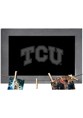 TCU Horned Frogs Blank Chalkboard Picture Frame - Purple