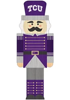 TCU Horned Frogs 31 Inch Nutcracker Leaner Sign - Purple