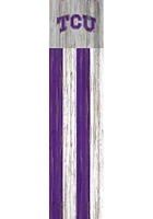 TCU Horned Frogs 48 Inch Flag Leaner Sign - Purple