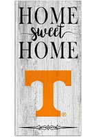 Tennessee Volunteers Home Sweet Home Whitewashed Sign - Orange