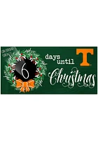 Tennessee Volunteers Chalk Christmas Countdown Sign - Orange