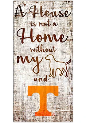 Tennessee Volunteers A House is not a Home Sign - Orange