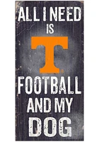 Tennessee Volunteers Football and My Dog Sign - Orange