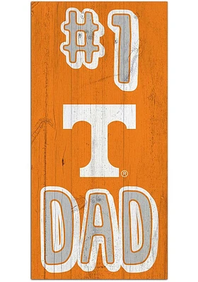 Tennessee Volunteers Number One Dad Sign - Orange