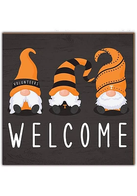 Tennessee Volunteers Welcome Gnomes Sign - Orange