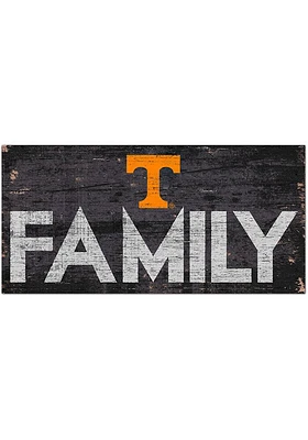 Tennessee Volunteers Family 6x12 Sign - Orange