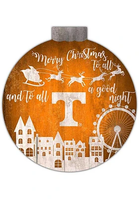Tennessee Volunteers Christmas Village Sign - Orange