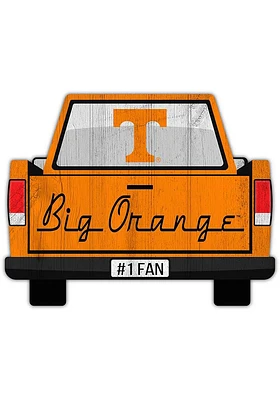 Tennessee Volunteers Truck Back Cutout Sign - Orange