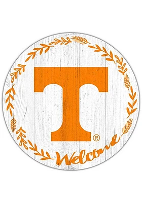 Tennessee Volunteers Welcome Circle Sign - Orange