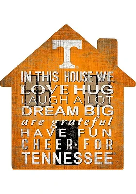Tennessee Volunteers 12 inch House Sign - Orange