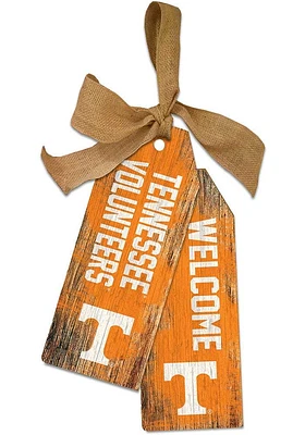 Tennessee Volunteers Team Tags Sign - Orange
