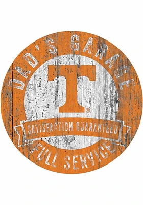 Tennessee Volunteers Dads Garage Sign - Orange