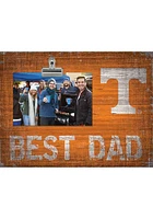 Tennessee Volunteers Best Dad Clip Picture Frame - Orange