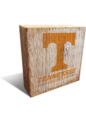 Tennessee Volunteers Logo Block Sign - Orange