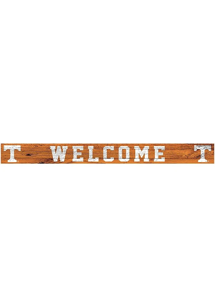 Tennessee Volunteers Welcome Strip Sign - Orange