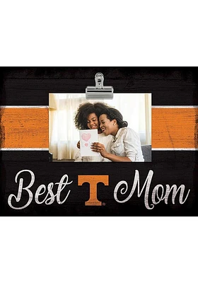 Tennessee Volunteers Best Mom Clip Picture Frame - Orange
