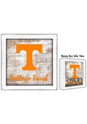 Tennessee Volunteers College Fund Box Sign - Orange