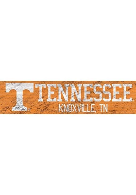 Tennessee Volunteers 6x24 Sign - Orange