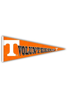 Tennessee Volunteers Wood Pennant Sign - Orange