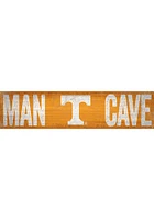 Tennessee Volunteers Man Cave 6x24 Sign - Orange