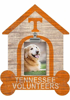 Tennessee Volunteers Dog Bone House Clip Picture Frame - Orange