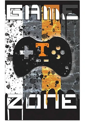 Tennessee Volunteers Grunge Game Zone Sign - Orange