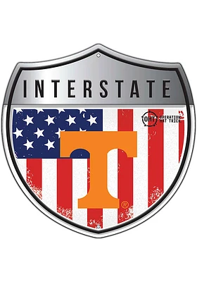 Tennessee Volunteers 24in Americana Interstate Sign - Orange