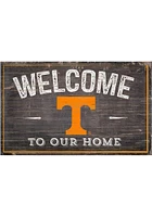 Tennessee Volunteers Welcome to our Home Sign - Orange