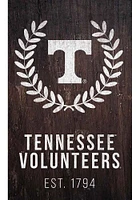 Tennessee Volunteers Laurel Wreath Sign - Orange