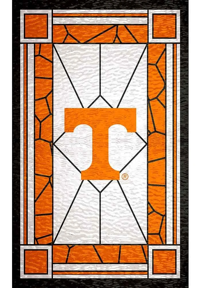 Tennessee Volunteers Stained Glass Sign - Orange