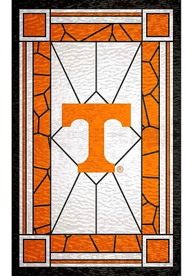 Tennessee Volunteers Stained Glass Sign - Orange