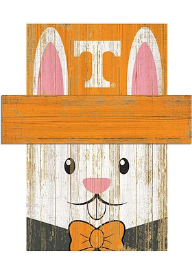 Tennessee Volunteers Easter Bunny Head Sign - Orange
