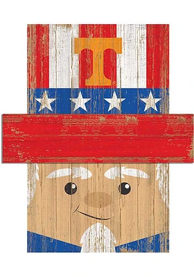 Tennessee Volunteers Patriotic Head Sign - Orange