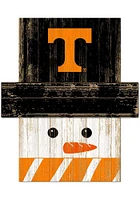 Tennessee Volunteers Snowman Head Sign - Orange