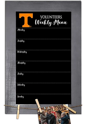 Tennessee Volunteers Weekly Chalkboard Picture Frame - Orange