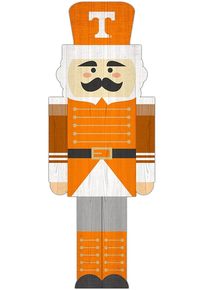 Tennessee Volunteers 31 Inch Nutcracker Leaner Sign - Orange