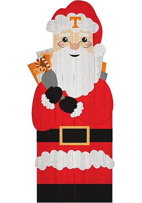 Tennessee Volunteers 31 Inch Santa Leaner Sign - Orange